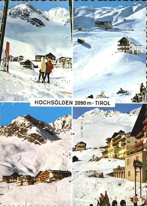Hochsoelden Skipisten Hotels Teilansichten