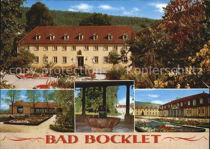 Bad Bocklet Kurhaus Kuranlagen Trinkbrunnen