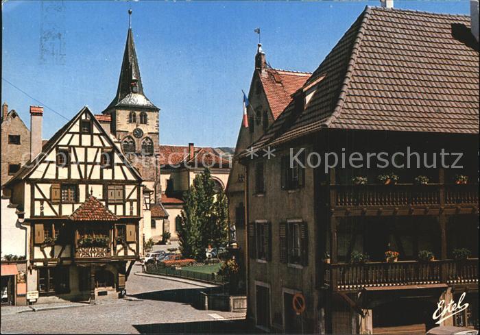 Turckheim Haut Rhin Place Turenne et la maison Schiehle