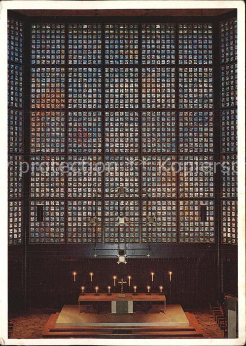 BERLIN  CITY Kaiser Wilhelm Gedaechtniskirche Inneres