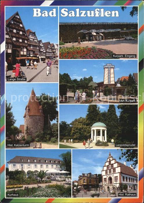 Bad Salzuflen Lange Str Kurpark Hist Katzenturm Leopoldsprudel Hist Rathaus Kurh