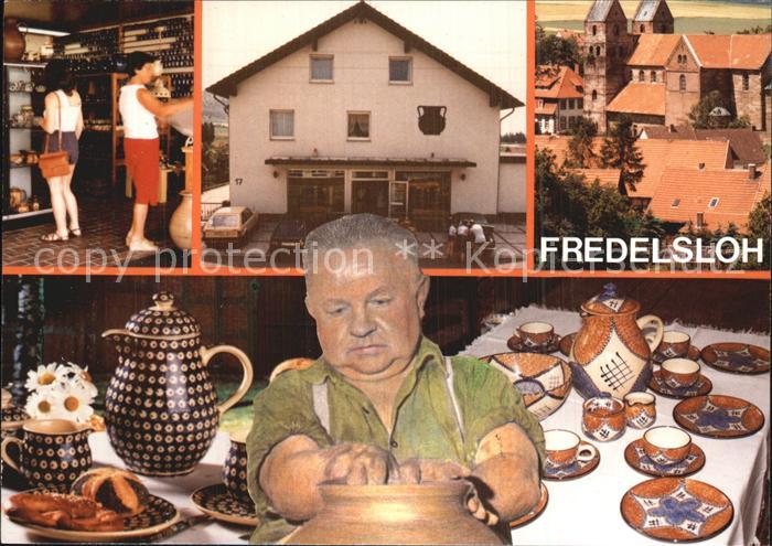 Fredelsloh Bunzlauer Handtoepferei Georg Greulich Verkaufsraum