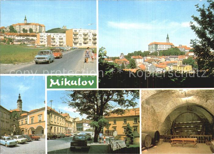 Mikulov Nikolsburg Suedmaehren Mesto a pamatkova rezervace Gotickeho hradu Renes