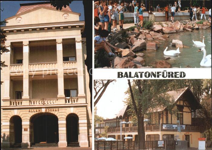 Balatonfuered Allami Korhaz Schwanenteich Restaurant