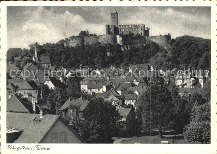 Koenigstein Taunus Stadt und Schloss