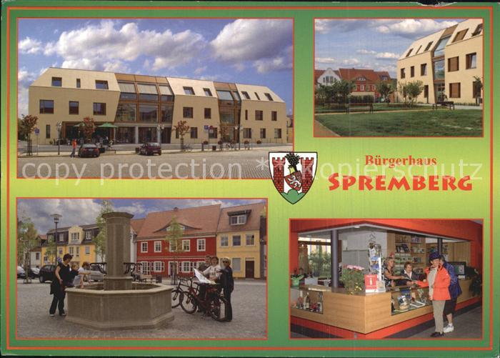 Spremberg-Neusalza Buergerhaus Marktplatz Buergergarten Saebisch Brunnen Gebaeud