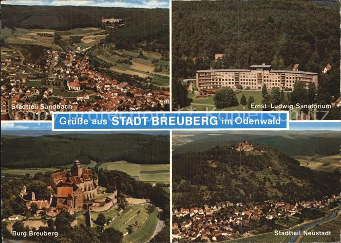 Breuberg Stadtteil Sandbach Ernst Ludwig Sanatorium Burg Breuberg Stadtteil Neus