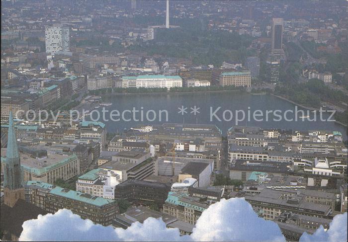 HAMBURG  CITY Innenstadt mit Binnenalster