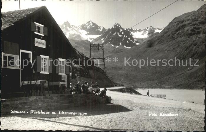 Vermuntstausee Alpenwirtschaft Wirtshaus mit Litznergruppe Silvretta