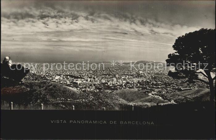 Barcelona Cataluna Vista panoramica desde el Tibidabo