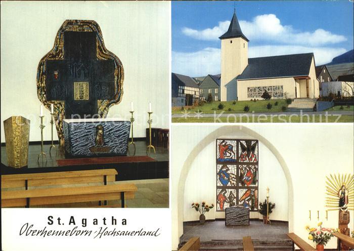 Oberhenneborn St Agatha Kirche Inneres