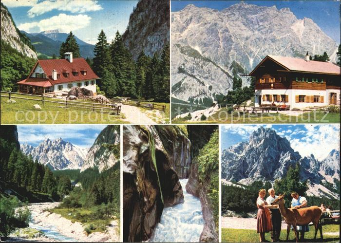 Wimbachtal Wimbachschloss Wimbachgriesalm Wimbachklamm Hirschkuh Palvenhoerner A