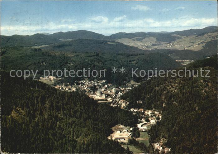 St Blasien Panorama Schwarzwald Fliegeraufnahme