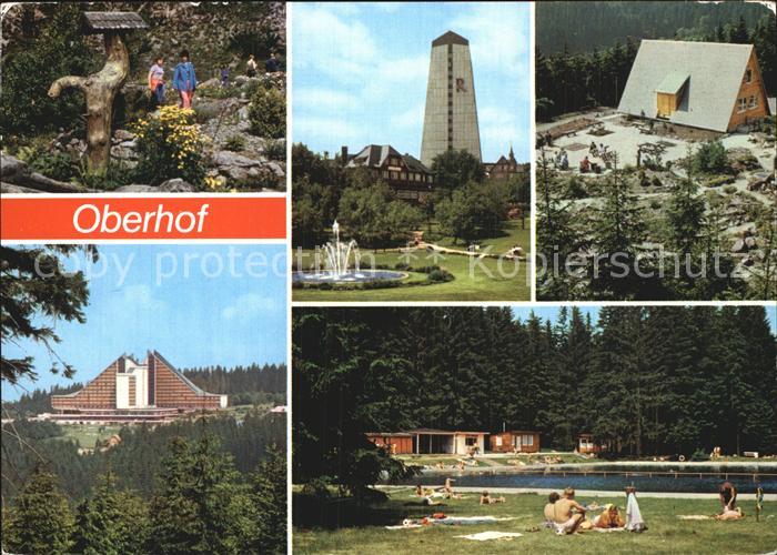 Oberhof Thueringen Botanischer Garten Gebirgsflora FDGB Erholungsheime Interhote