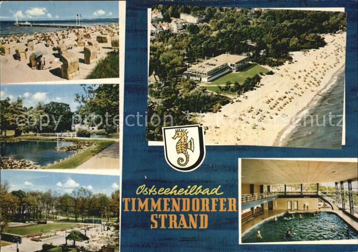 Timmendorfer Strand Ostseeheilbad Hallenbad Strand Fliegeraufnahme
