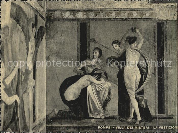Pompei Villa dei Misteri La Vestizione