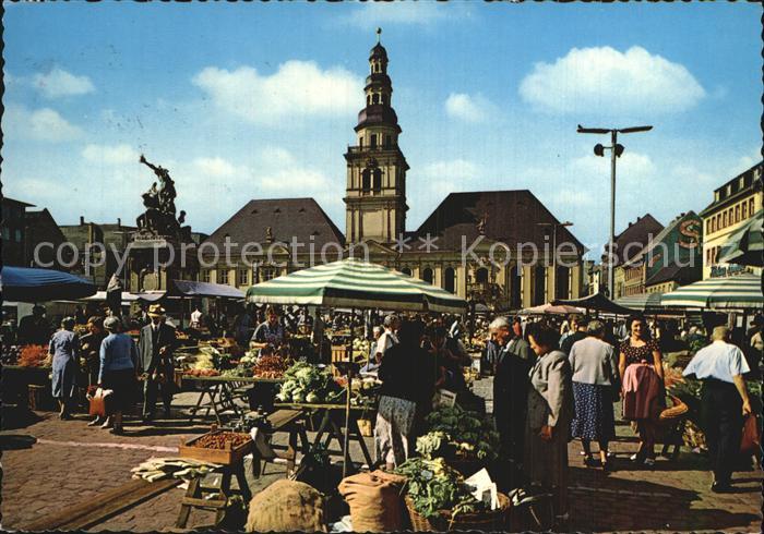 MANNHEIM BW Altes Rathaus Markt Denkmal