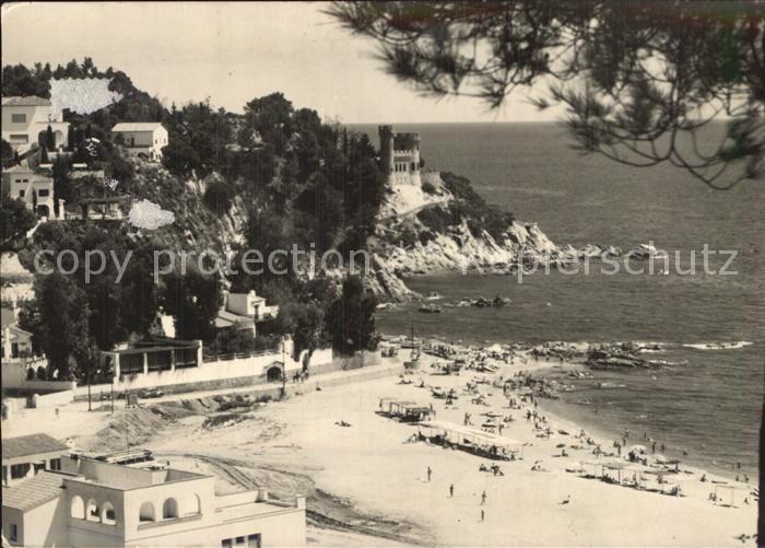 Lloret de Mar Playa Strand Bucht Kueste
