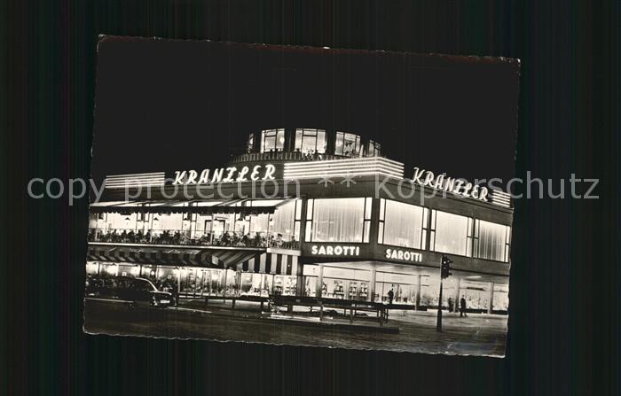 BERLIN  CITY Kurfuerstendamm Kranzlerecke Nachtaufnahme