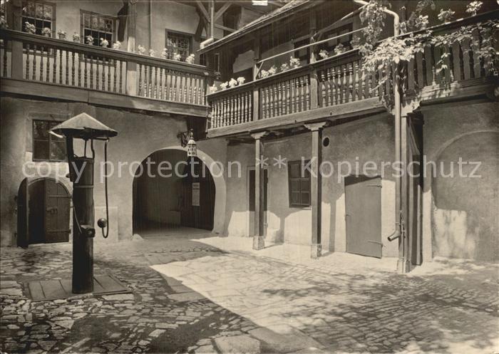 Weimar Thueringen Kirms Krackow Haus Innenhof