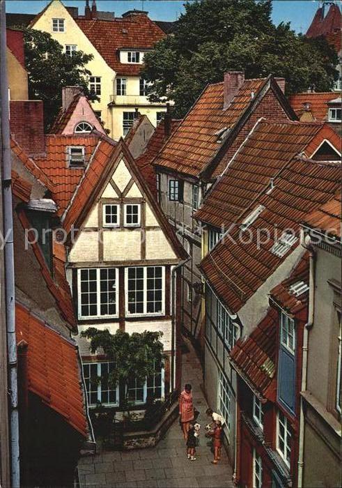 BREMEN  CITY Wueste Staette Strasse im Schnoorviertel