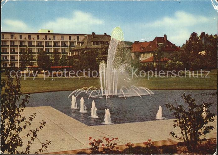 Bad Nauheim Partie im neuen Kurpark Wasserspiele