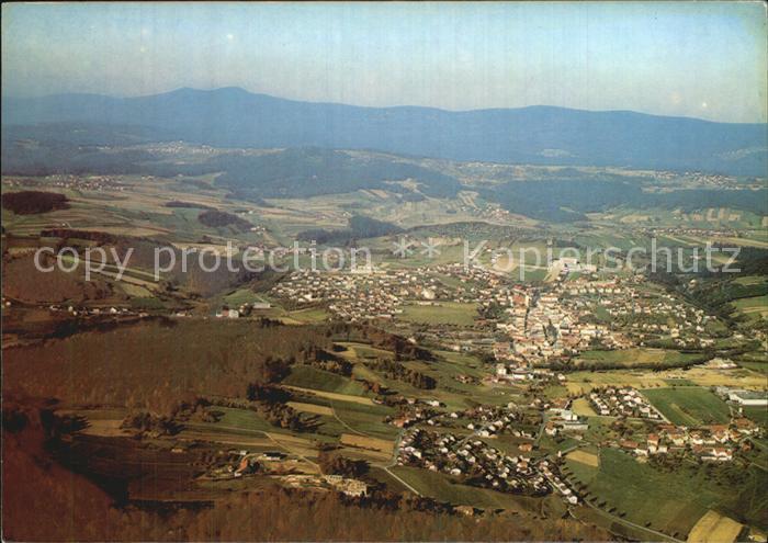 Grafenau Niederbayern Luftkurort Nationalpark Bayerischer Wald Fliegeraufnahme