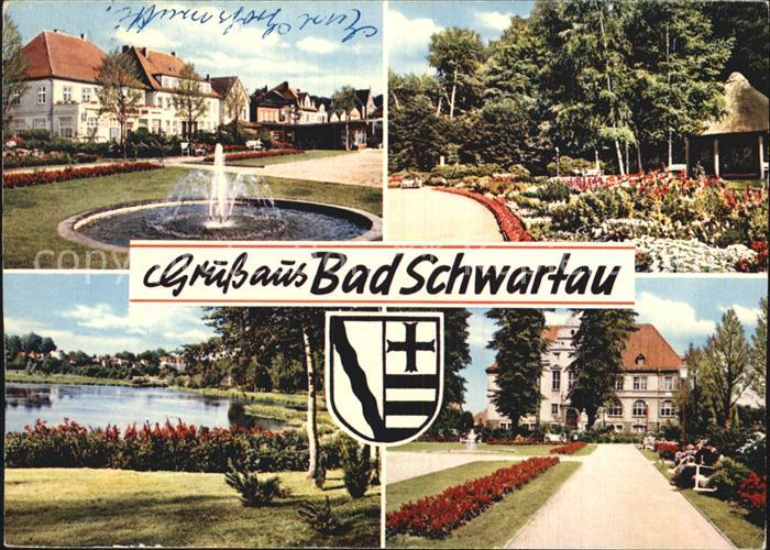 Bad Schwartau Kurpark Promenade Springbrunnen