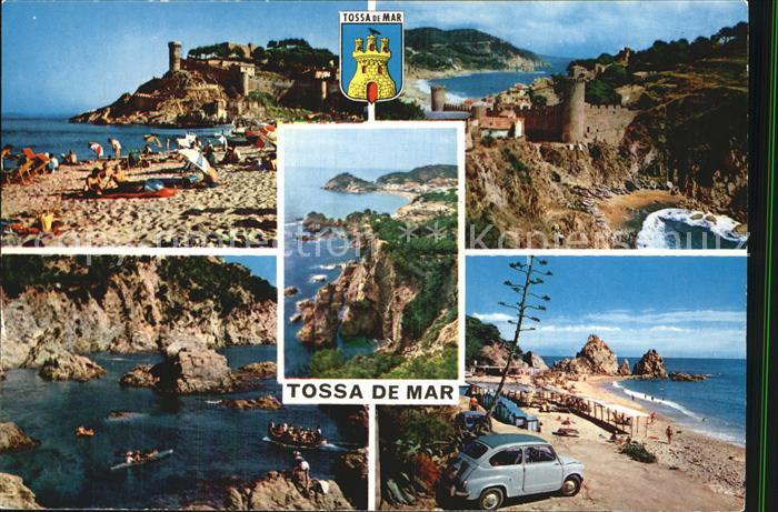 Tossa de Mar Strand Kueste Burg