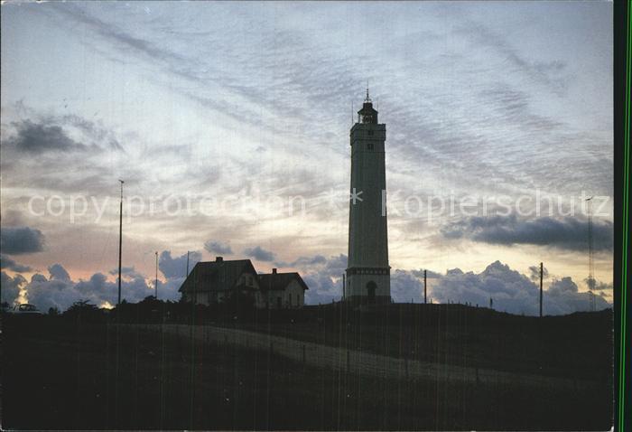 Blavand Leuchtturm Sonnenuntergang