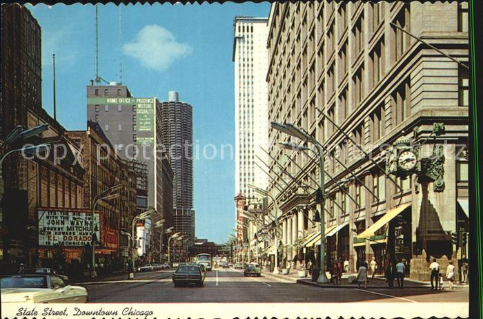 Chicago Illinois State Street Downtown
