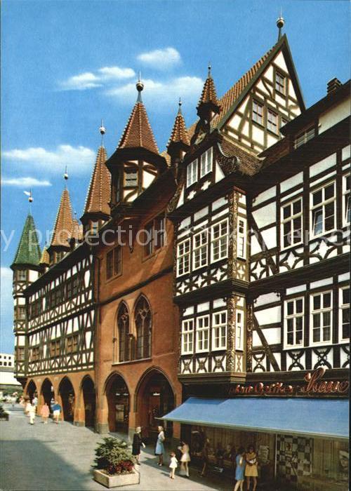 FULDA Hessen Altes Rathaus Steinbau 13. Jhdt. Barockstadt Fachwerkhaeuser