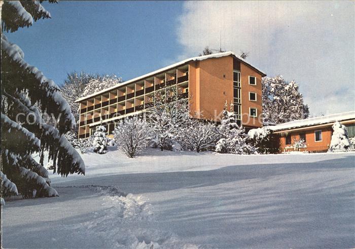 Murnau Staffelsee Kurhaus Ludwigsbad Winterpanorama