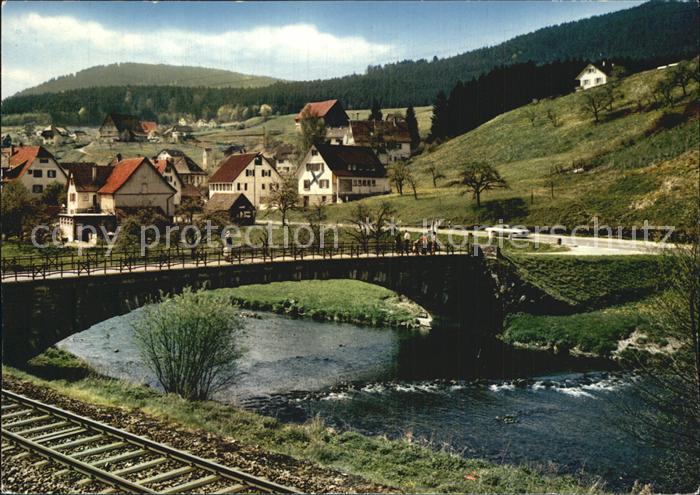 Huzenbach Luftkurort im Murgtal Bruecke