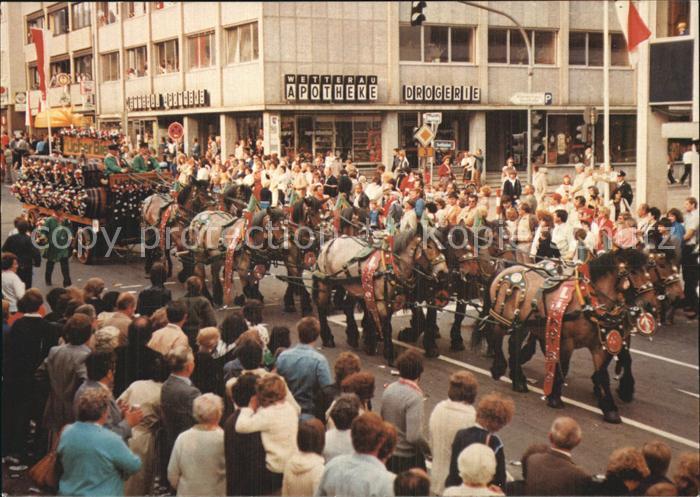 Lich Hessen Zehnerzug Licher Bier Belgische Kaltblueter