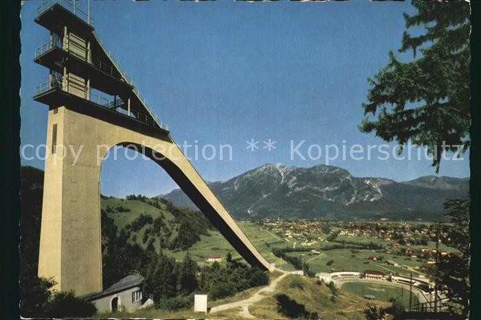 GARMISCH-PARTENKIRCHEN Bayern Oympiaschanze gegen Kramer Skisprungschanze Huber