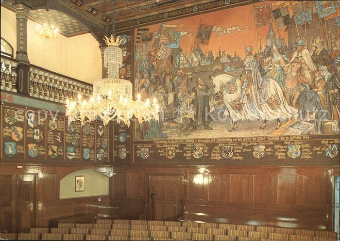 Luebben Spreewald Schlossturm Wappensaal