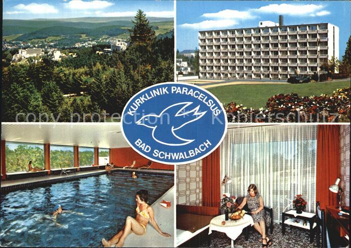 Bad Schwalbach Kurklinik Paracelsius Hallenbad Panorama