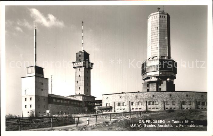 Feldberg Taunus UKW-Sender Aussichts-und Fernmeldeturm