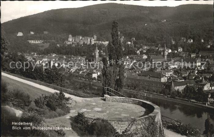 Heidelberg Neckar Philosophengaertchen