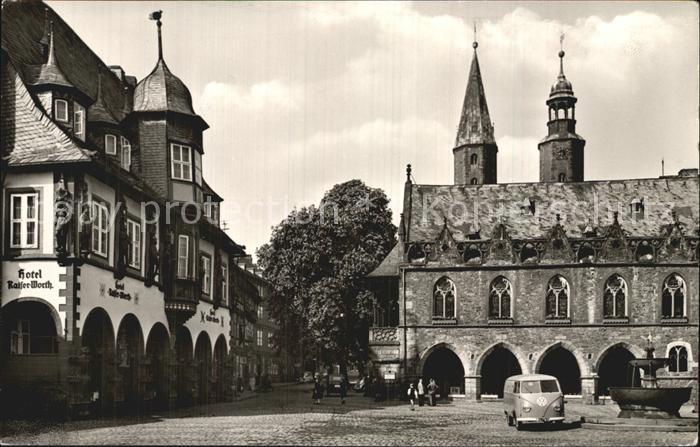 GOSLAR Harz Niedersachsen Rathaus Marktkirche Kaiserworth