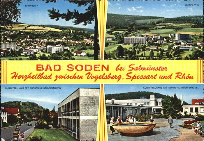 Bad Soden-Salmuenster Kurviertel Rhoenblick Kurmittelhaus