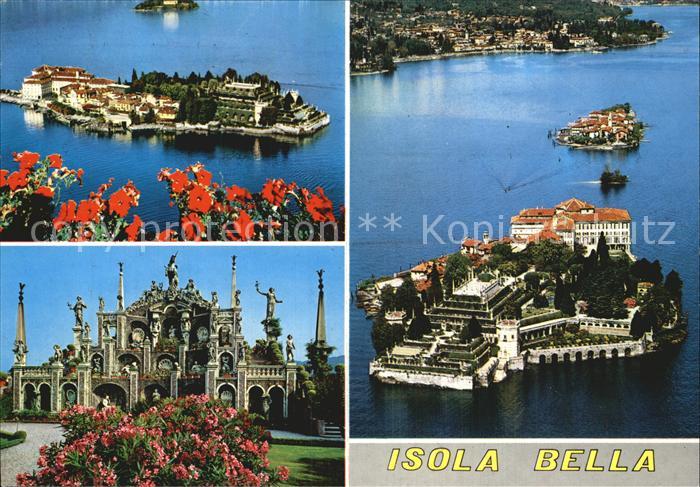 Isola Bella Lago Maggiore Fliegeraufnahme