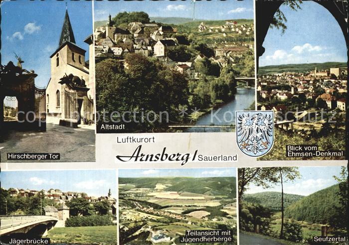 Arnsberg Westfalen Hirschberger Tor Jaegerbruecke Seufzertal