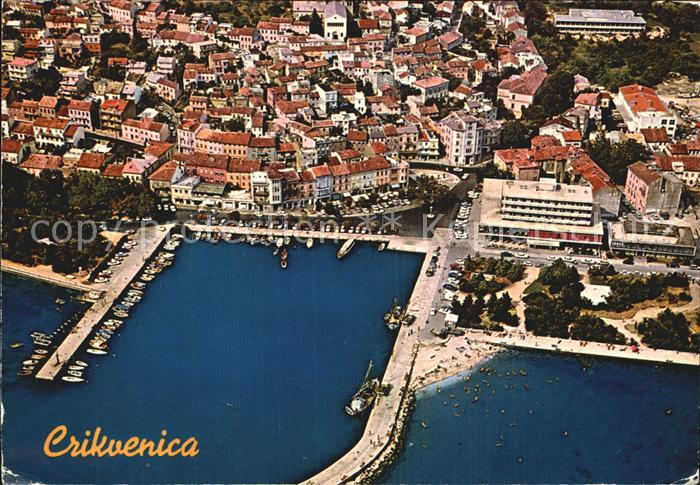 Crikvenica Kroatien Fliegeraufnahme