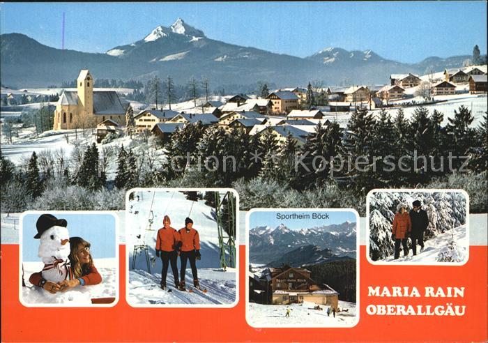 Maria Rain Allgaeu Sportheim Boeck