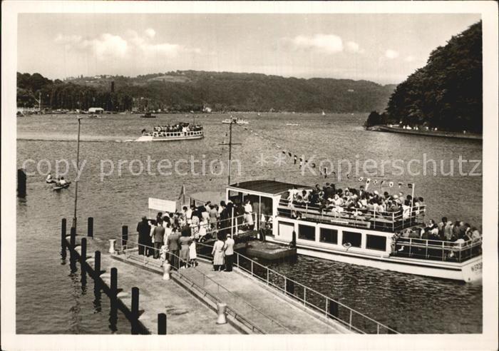 Essen Bad Baldeneysee mit Personenschiffe