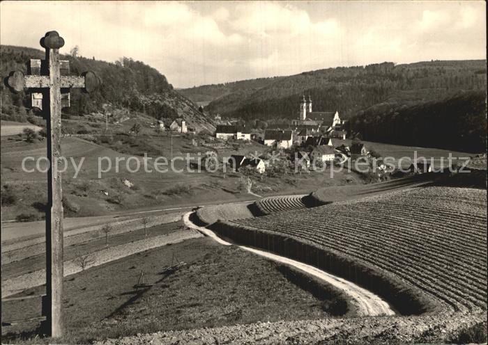 Zwiefalten Wuerttemberg Teilansicht mit Kloster