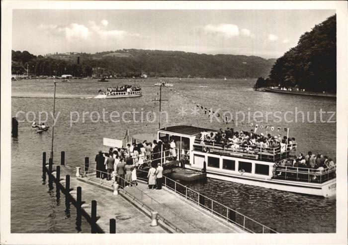 Essen Ruhr Baldeneysee mit Personenschiffen