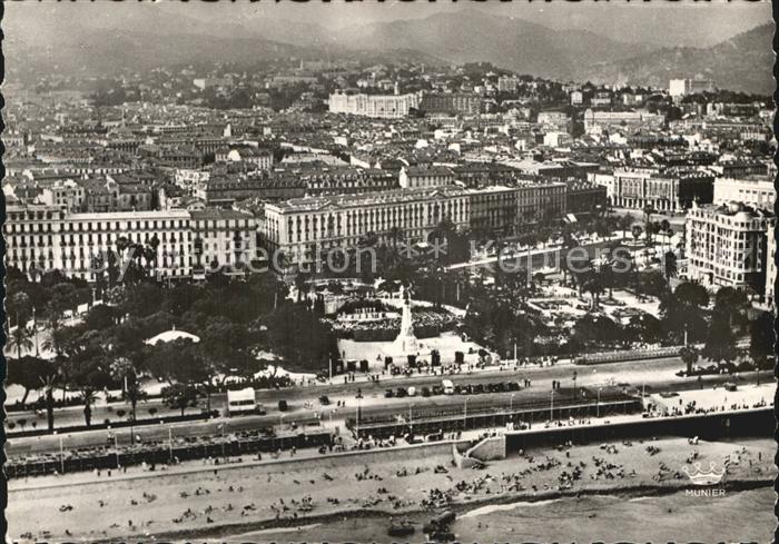 Nice Alpes Maritimes Fliegeraufnahme Promenade
